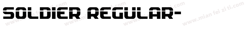 Soldier Regular字体转换
